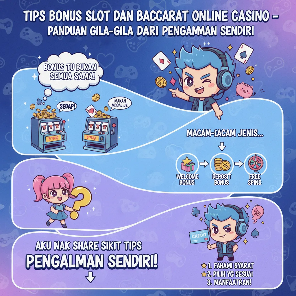 Tips Bonus Slot dan Baccarat Online Casino